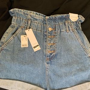 Topshop denim shorts